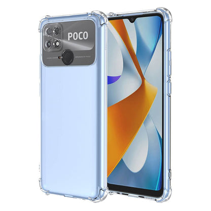 Maska za Xiaomi Poco C40, Techsuit, Shockproof Clear, Prozirna