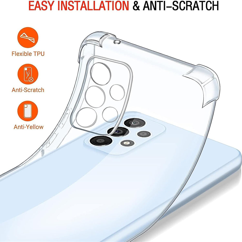 Maska za Xiaomi Poco C40, Techsuit, Shockproof Clear, Prozirna