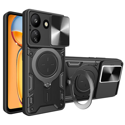 Maska za Xiaomi Poco C65 / Redmi 13C, Techsuit, CamGuard Pro, Crna