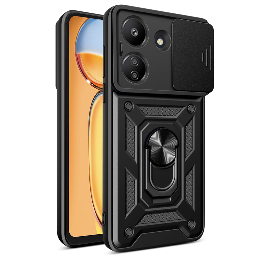 Maska za Xiaomi Poco C65 / Redmi 13C, Techsuit, CamShield, Crna