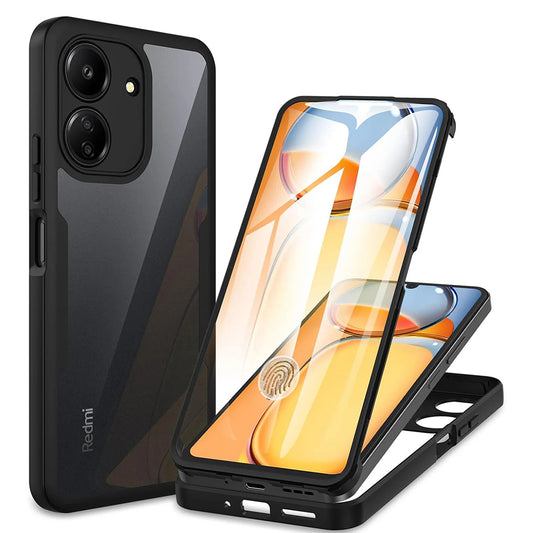 Maska za Xiaomi Poco C65 / Redmi 13C, Techsuit, ColorVerse 360, Crna
