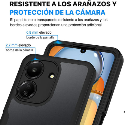 Maska za Xiaomi Poco C65 / Redmi 13C, Techsuit, ColorVerse 360, Crna