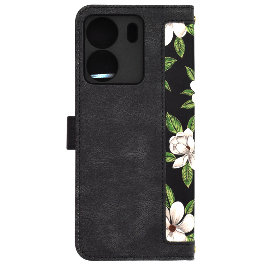 Maska za Xiaomi Poco C65 / Redmi 13C, Techsuit, FlipCraft, Crna