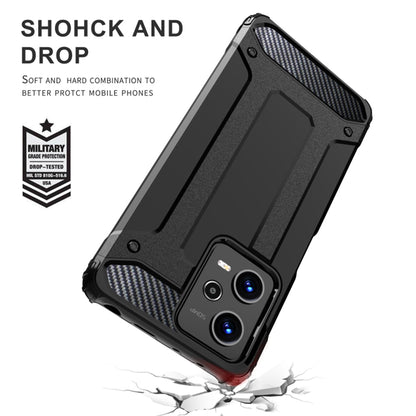 Maska za Xiaomi Poco C65 / Redmi 13C, Techsuit, Hybrid Armor, Crna