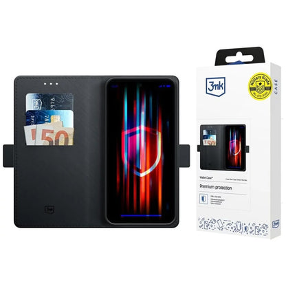 Futrola za Xiaomi Poco C75 / Redmi 14C, 3MK, Wallet, Crna