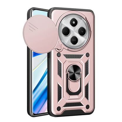 Maska za Xiaomi Poco C75 / Redmi 14C, Techsuit, CamShield, Roza
