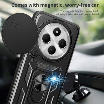 Maska za Xiaomi Poco C75 / Redmi 14C, Techsuit, CamShield, Zelena