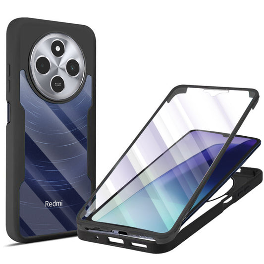 Maska za Xiaomi Poco C75 / Redmi 14C, Techsuit, ColorVerse 360, Crna