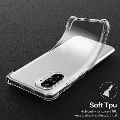 Maska za Xiaomi Poco F3 / Mi 11i, Techsuit, Shockproof Clear, Prozirna