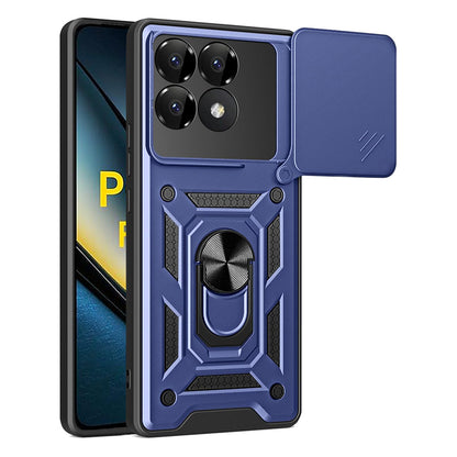 Maska za Xiaomi Poco F6 Pro, Techsuit, CamShield, Plava