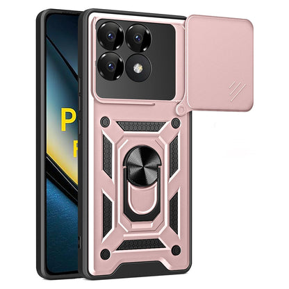 Maska za Xiaomi Poco F6 Pro, Techsuit, CamShield, Roza