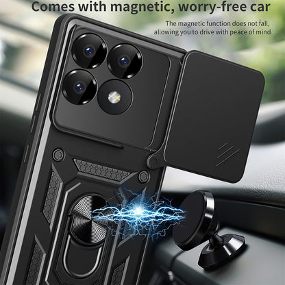 Maska za Xiaomi Poco F6 Pro, Techsuit, CamShield, Zelena