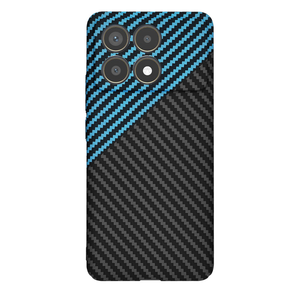 Maska za Xiaomi Poco F6 Pro, Techsuit, Carbonite FiberShell, Crno Plava