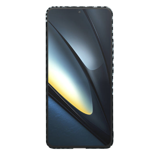 Maska za Xiaomi Poco F6 Pro, Techsuit, Carbonite FiberShell, Crno Siva