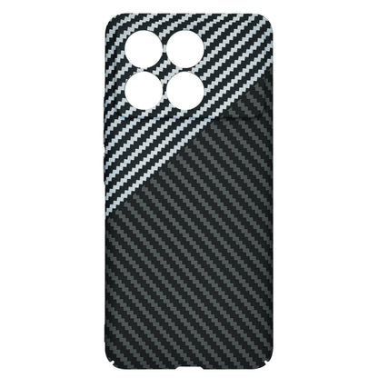 Maska za Xiaomi Poco F6 Pro, Techsuit, Carbonite FiberShell, Crno Siva