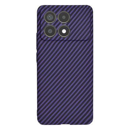 Maska za Xiaomi Poco F6 Pro, Techsuit, Carbonite FiberShell, Ljubičasta