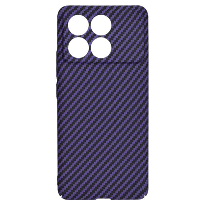 Maska za Xiaomi Poco F6 Pro, Techsuit, Carbonite FiberShell, Ljubičasta