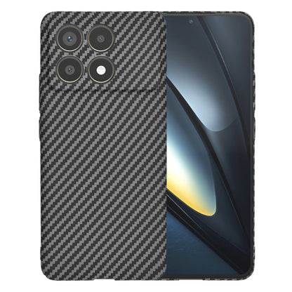 Maska za Xiaomi Poco F6 Pro, Techsuit, Carbonite FiberShell, Crna