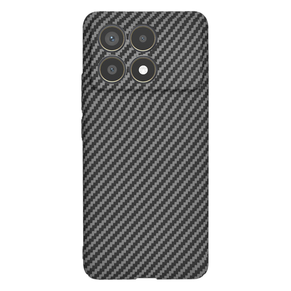 Maska za Xiaomi Poco F6 Pro, Techsuit, Carbonite FiberShell, Crna