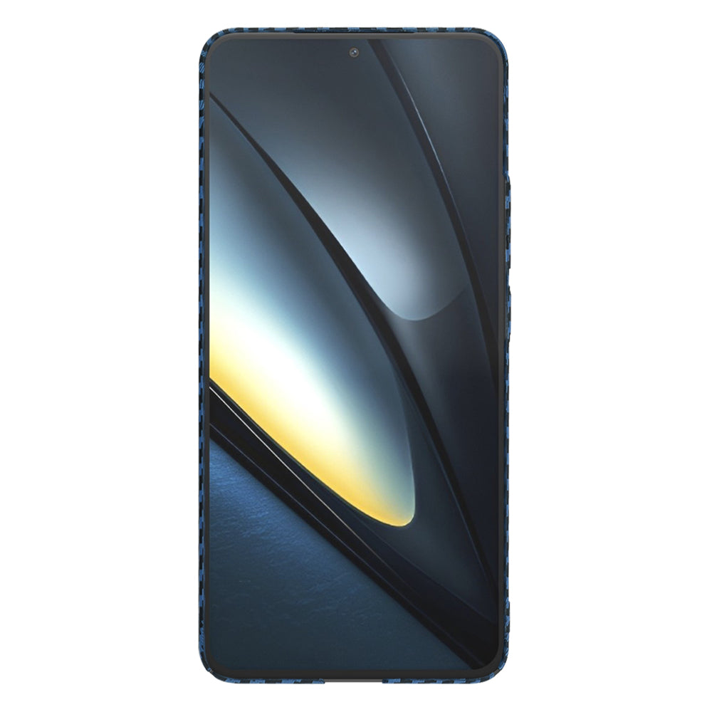 Maska za Xiaomi Poco F6 Pro, Techsuit, Carbonite FiberShell, Tirkizna