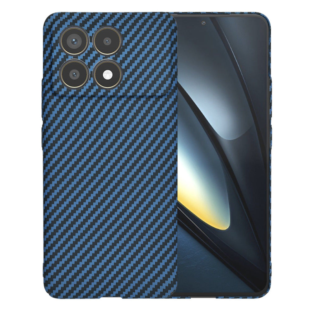 Maska za Xiaomi Poco F6 Pro, Techsuit, Carbonite FiberShell, Tirkizna
