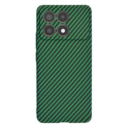 Maska za Xiaomi Poco F6 Pro, Techsuit, Carbonite FiberShell, Zelena