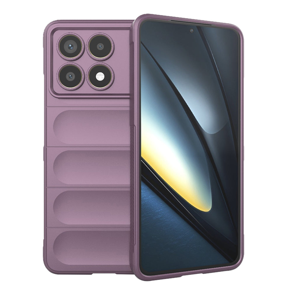 Maska za Xiaomi Poco F6 Pro, Techsuit, Magic Shield, Ljubičasta