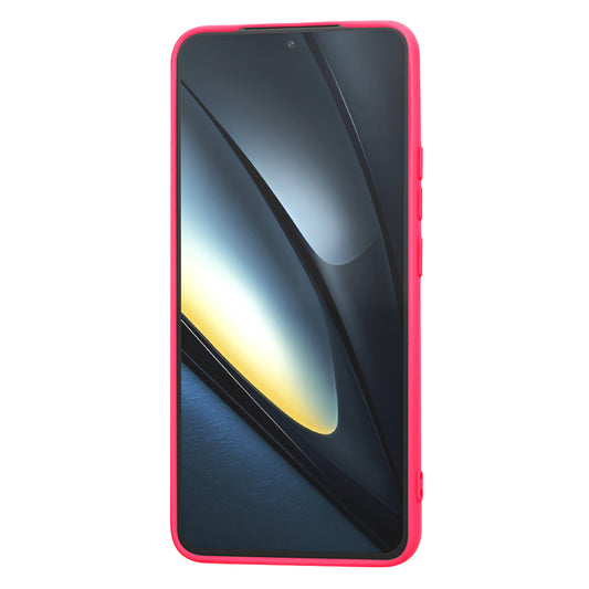 Maska za Xiaomi Poco F6 Pro, Techsuit, SoftFlex, Tamno Roza