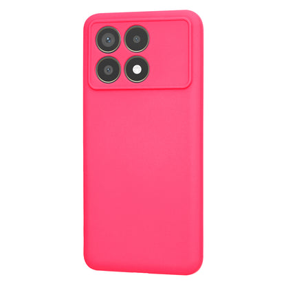 Maska za Xiaomi Poco F6 Pro, Techsuit, SoftFlex, Tamno Roza