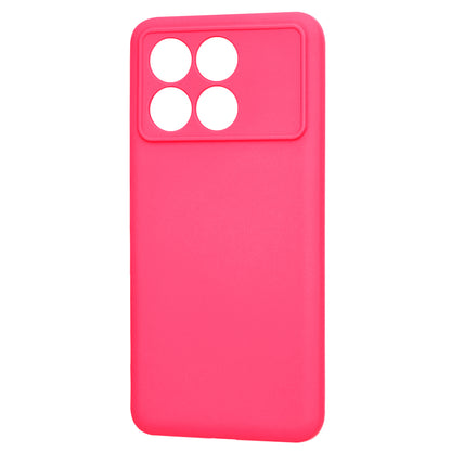 Maska za Xiaomi Poco F6 Pro, Techsuit, SoftFlex, Tamno Roza