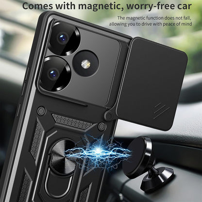 Maska za Xiaomi Poco F6, Techsuit, CamShield, Crna