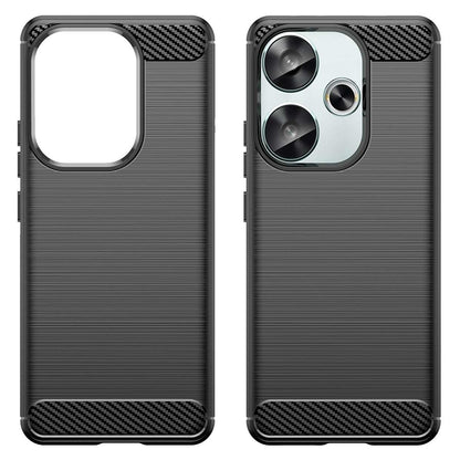 Maska za Xiaomi Poco F6, Techsuit, Karbon, Crna