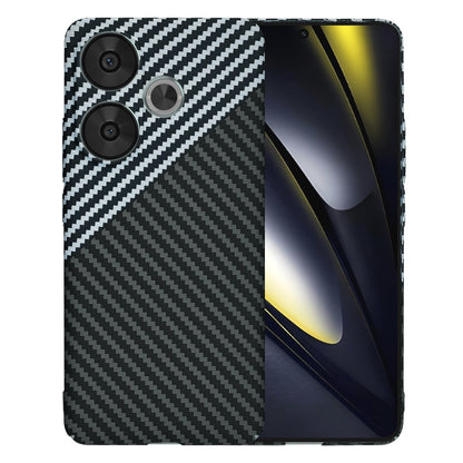 Maska za Xiaomi Poco F6, Techsuit, Carbonite FiberShell, Crno Siva