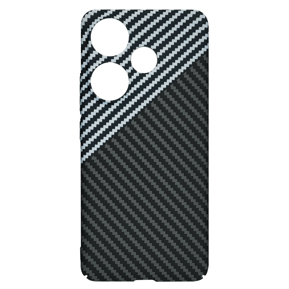 Maska za Xiaomi Poco F6, Techsuit, Carbonite FiberShell, Crno Siva