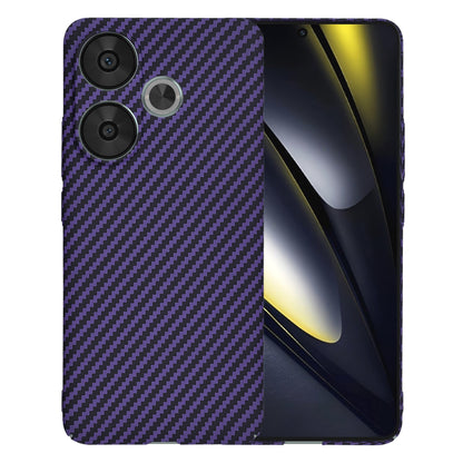 Maska za Xiaomi Poco F6, Techsuit, Carbonite FiberShell, Ljubičasta