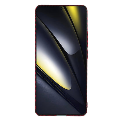 Maska za Xiaomi Poco F6, Techsuit, Carbonite FiberShell, Crvena