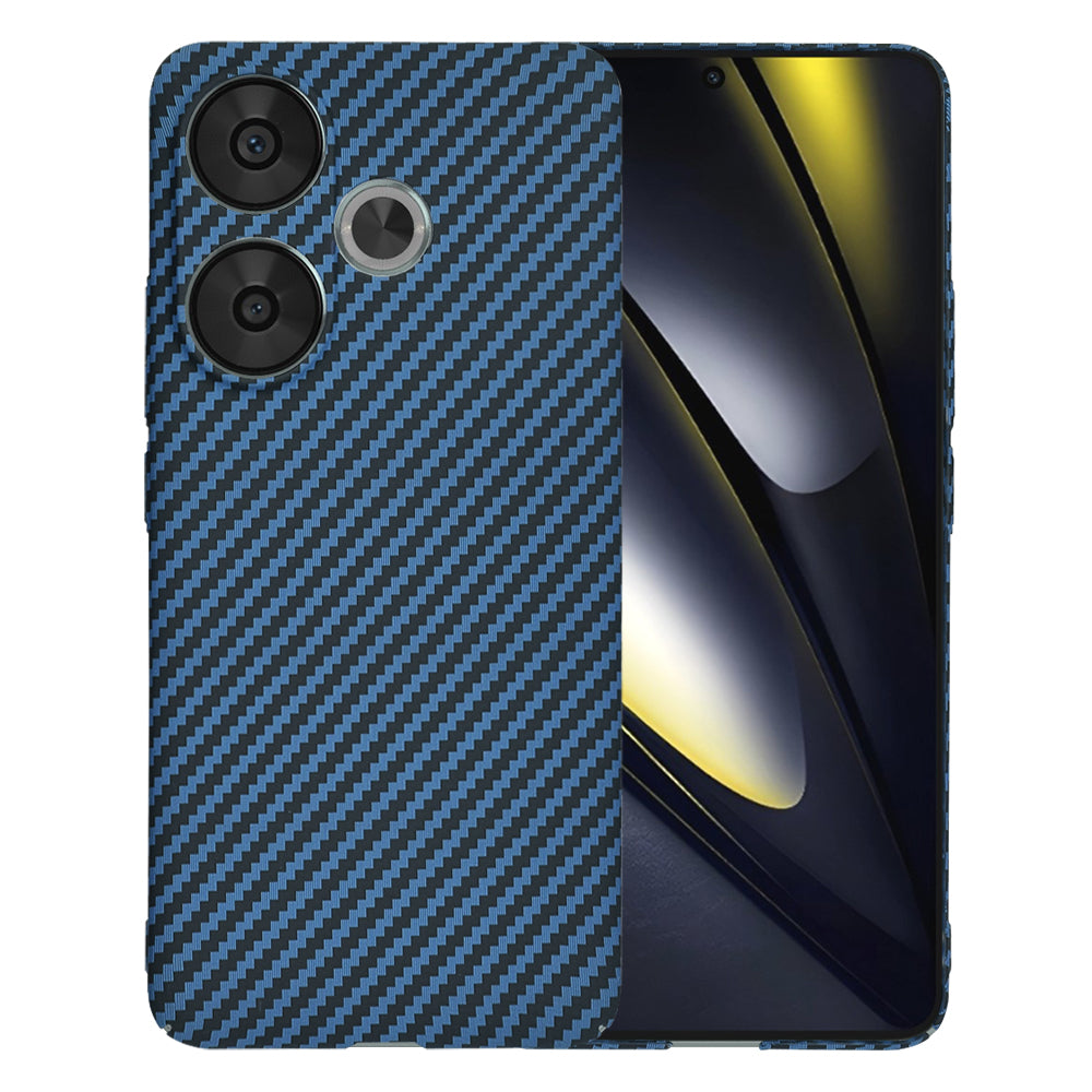 Maska za Xiaomi Poco F6, Techsuit, Carbonite FiberShell, Tirkizna