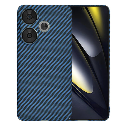 Maska za Xiaomi Poco F6, Techsuit, Carbonite FiberShell, Tirkizna