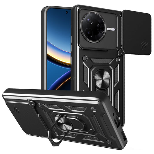 Maska za Xiaomi Poco F7 Pro, Techsuit, CamShield, Crna