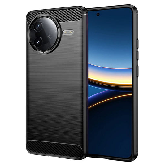 Maska za Xiaomi Poco F7 Pro, Techsuit, Karbon, Crna