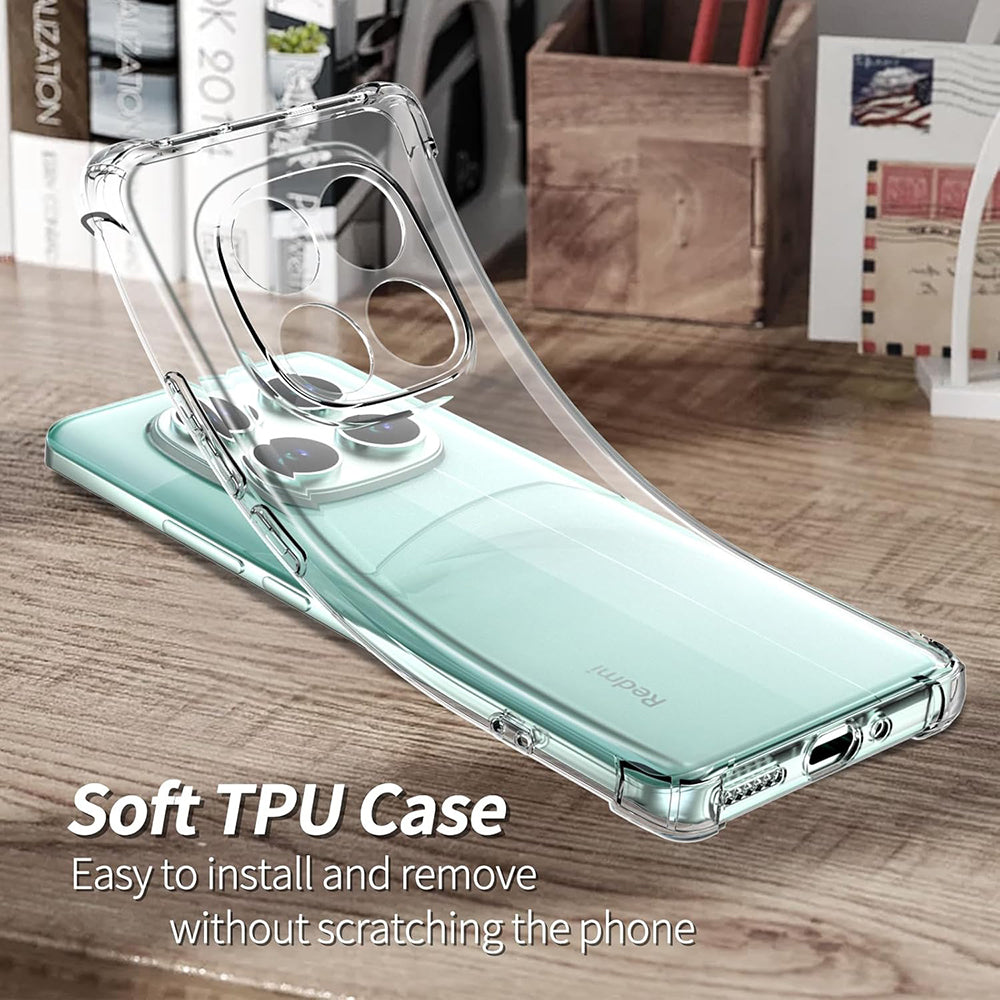 Maska za Xiaomi Poco F7 Pro, Techsuit, Shockproof Clear, Prozirna