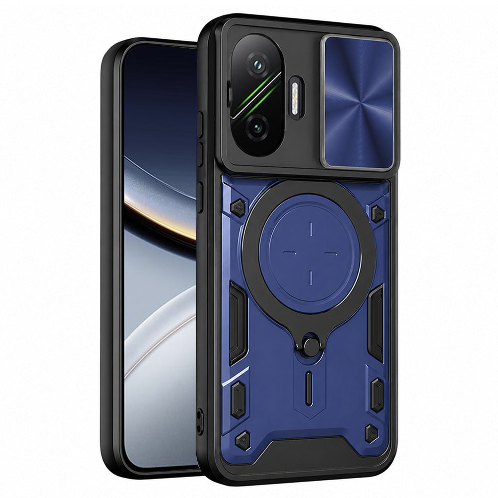 Maska za Xiaomi Poco F7, Techsuit, CamGuard Pro, Plava