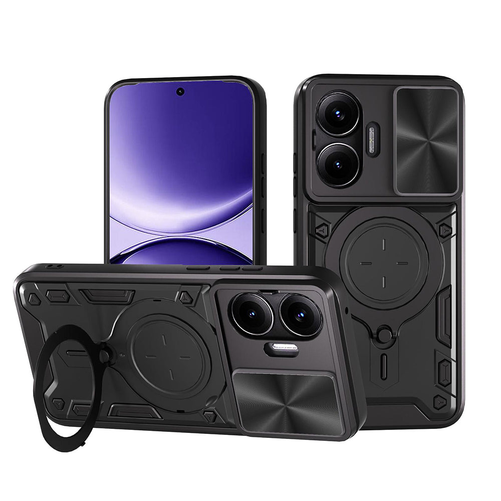 Maska za Xiaomi Poco F7, Techsuit, CamGuard Pro, Crna