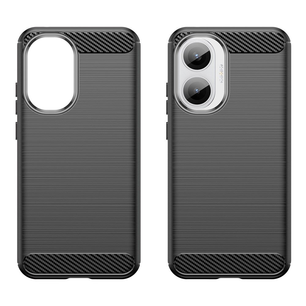 Maska za Xiaomi Poco F7, Techsuit, Karbon, Crna