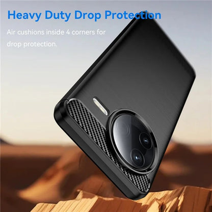 Maska za Xiaomi Poco F7 Ultra, Techsuit, Karbon, Crna