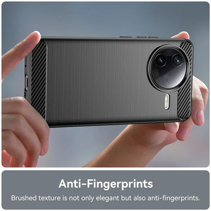 Maska za Xiaomi Poco F7 Ultra, Techsuit, Karbon, Crna