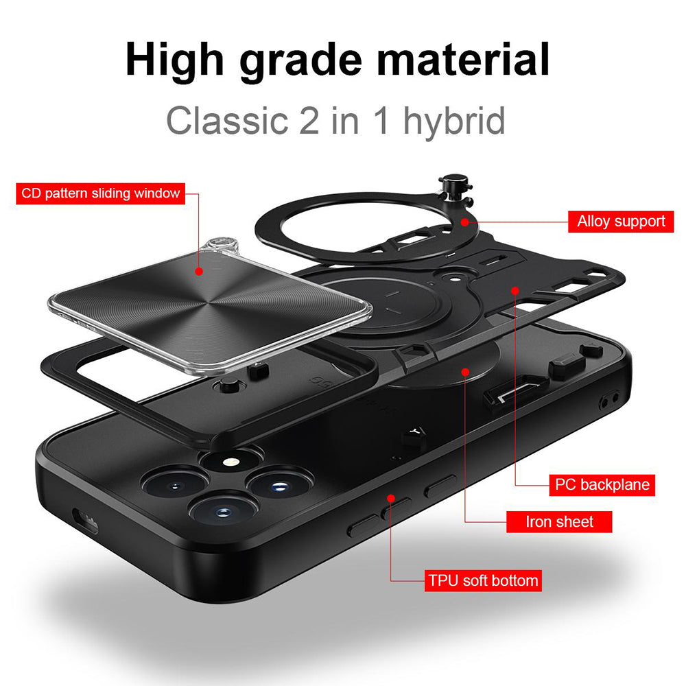 Maska za Xiaomi Poco F9 Pro, Techsuit, CamGuard Pro, crna