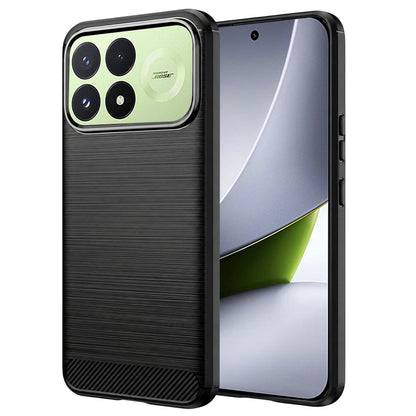 Maska za Xiaomi Poco F9 Pro, Techsuit, Karbon, Crna