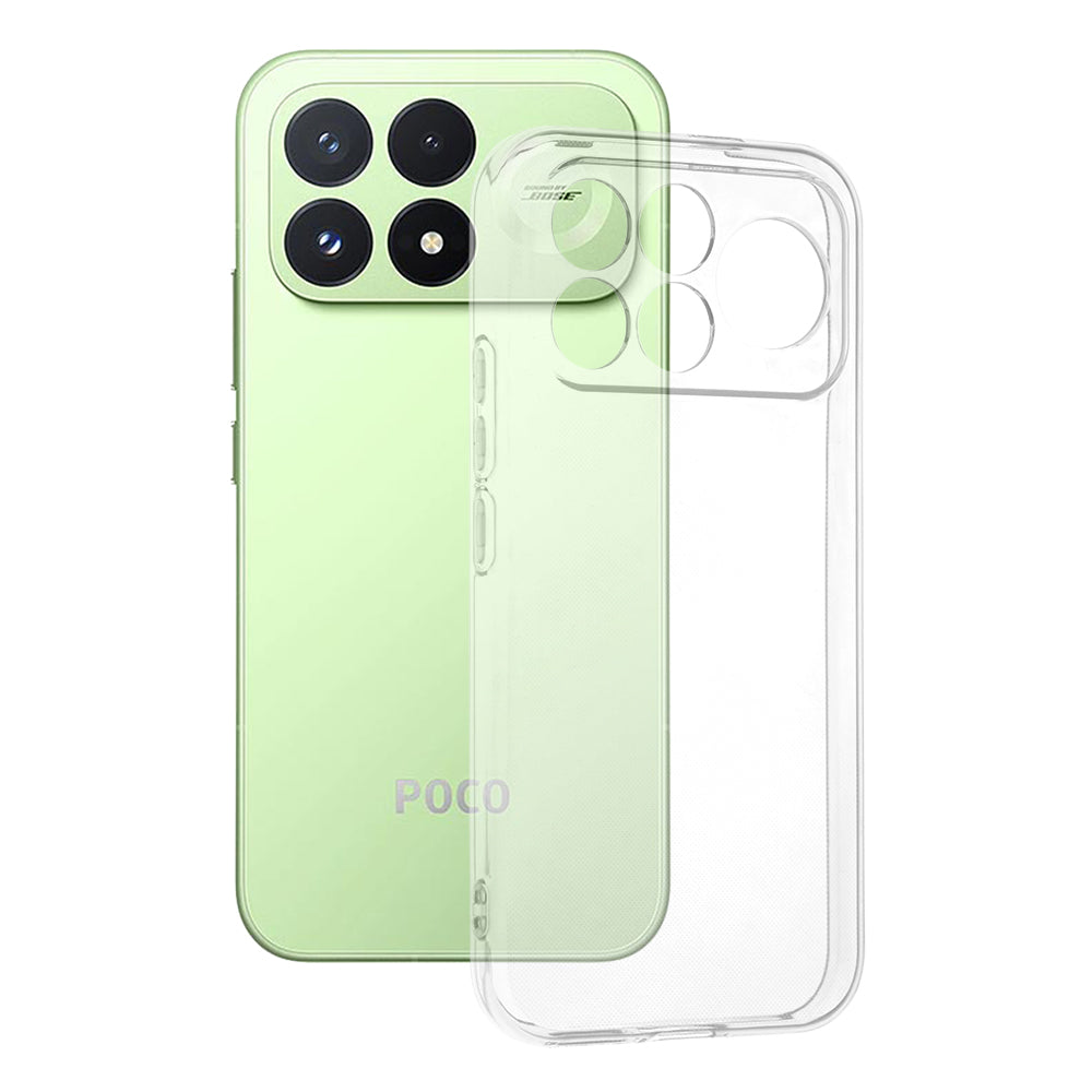 Maska za Xiaomi Poco F9 Pro, Techsuit, Clear, Prozirna