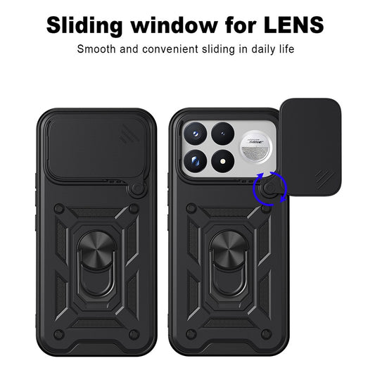 Maska za Xiaomi Poco F9 Ultra, Techsuit, CamShield, crna